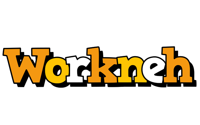 Workneh cartoon logo