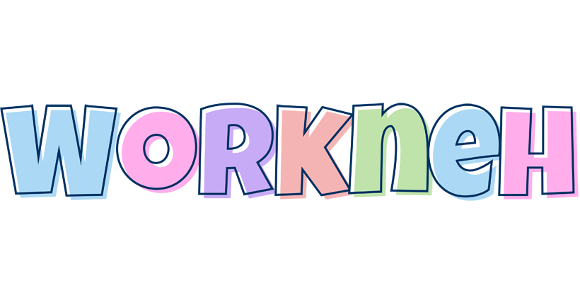 Workneh pastel logo