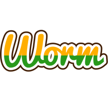 Worm banana logo