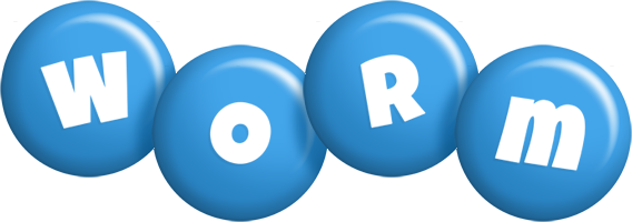 Worm candy-blue logo
