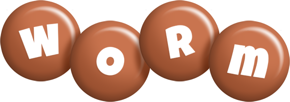 Worm candy-brown logo
