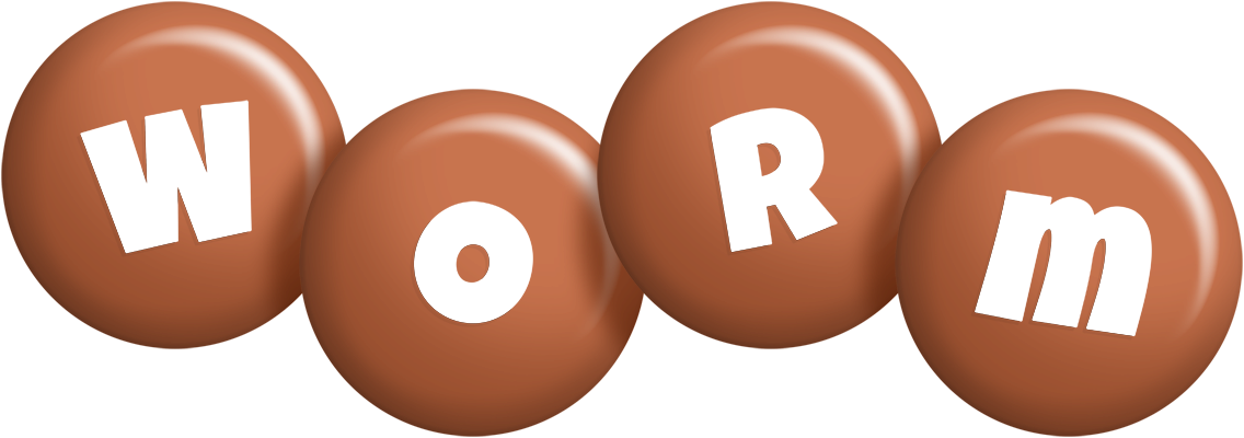 Worm candy-brown logo