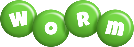Worm candy-green logo