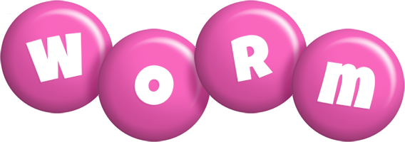 Worm candy-pink logo