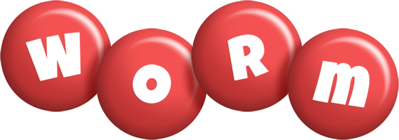 Worm candy-red logo