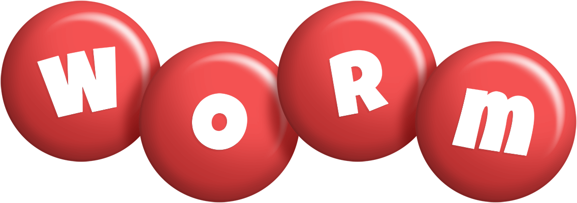 Worm candy-red logo