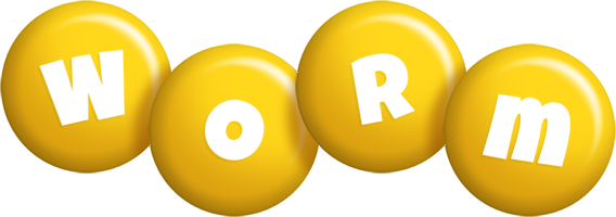 Worm candy-yellow logo