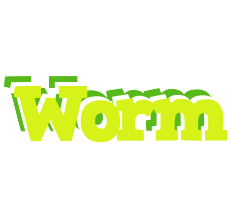 Worm citrus logo