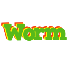 Worm crocodile logo