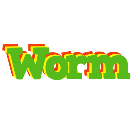 Worm crocodile logo