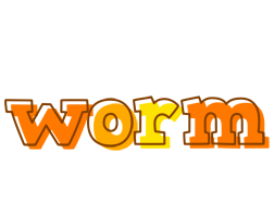 Worm desert logo