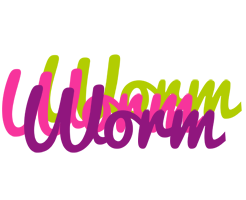 Worm flowers logo