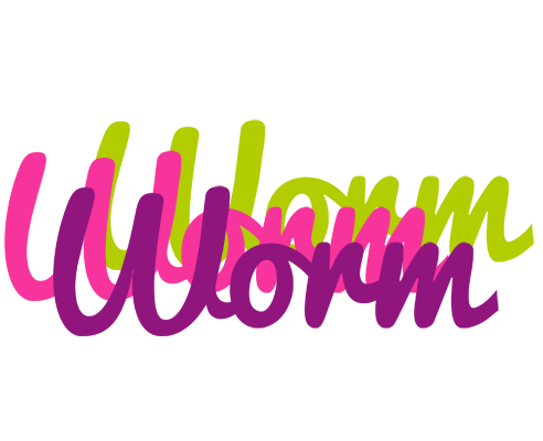Worm flowers logo