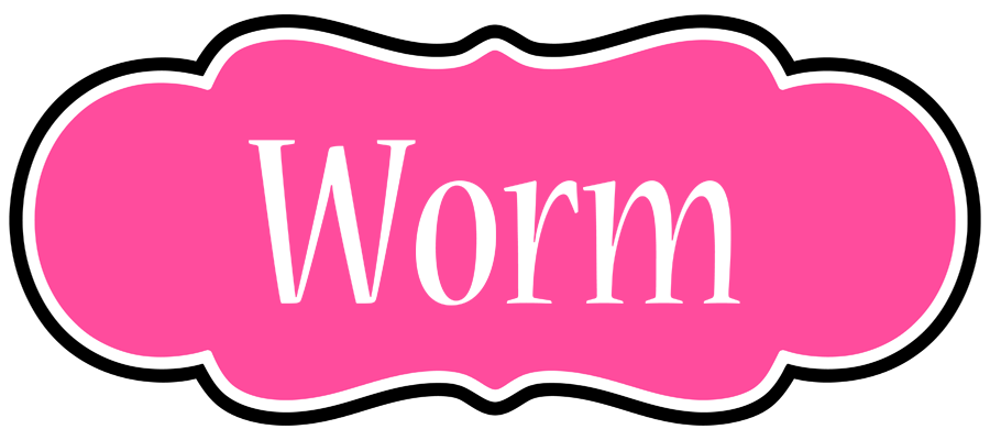 Worm invitation logo