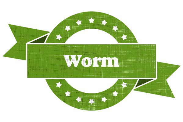 Worm natural logo