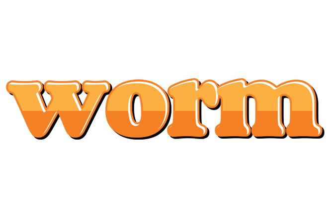 Worm orange logo