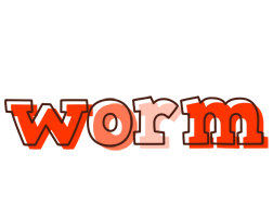 Worm paint logo