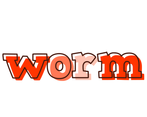Worm paint logo