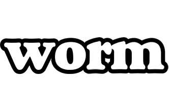 Worm panda logo