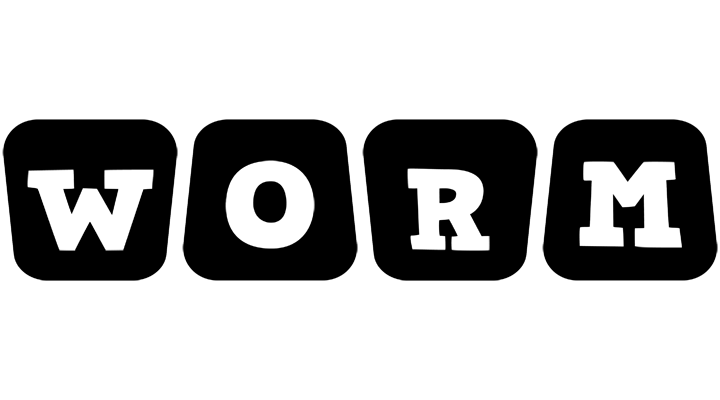 Worm racing logo