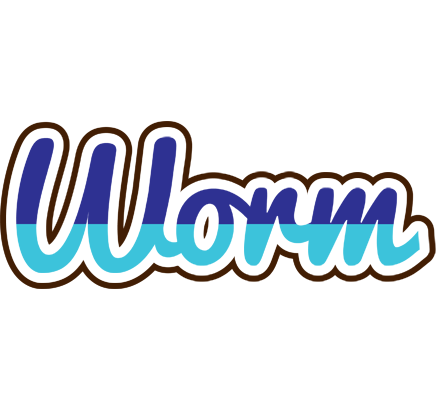 Worm raining logo