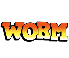 Worm sunset logo