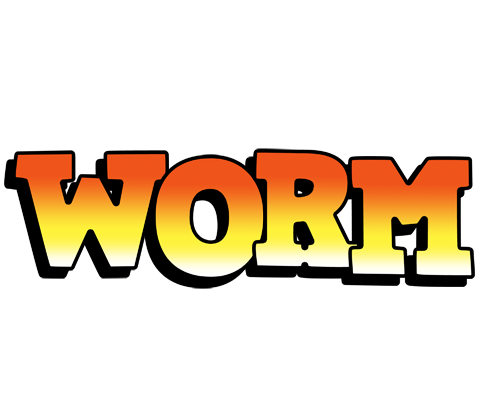 Worm sunset logo
