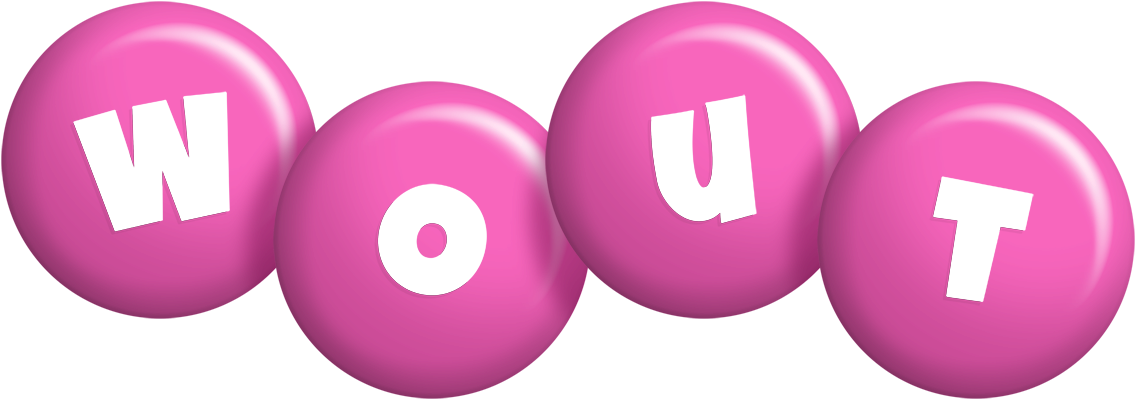 Wout candy-pink logo