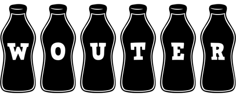 Wouter bottle logo