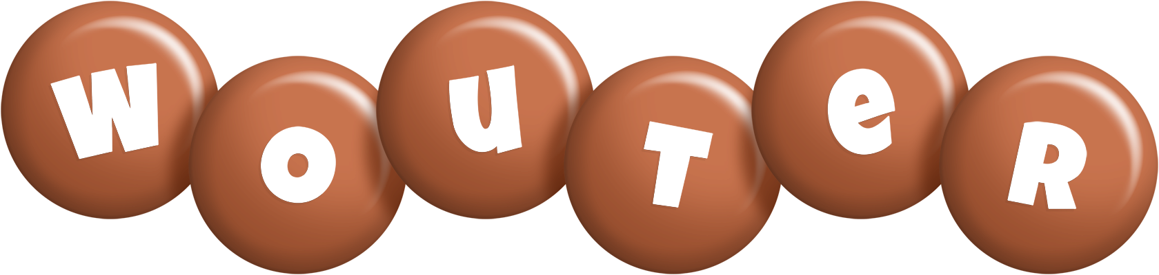 Wouter candy-brown logo
