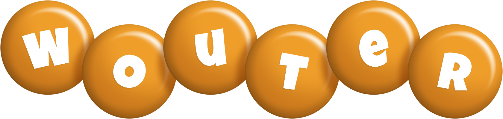 Wouter candy-orange logo