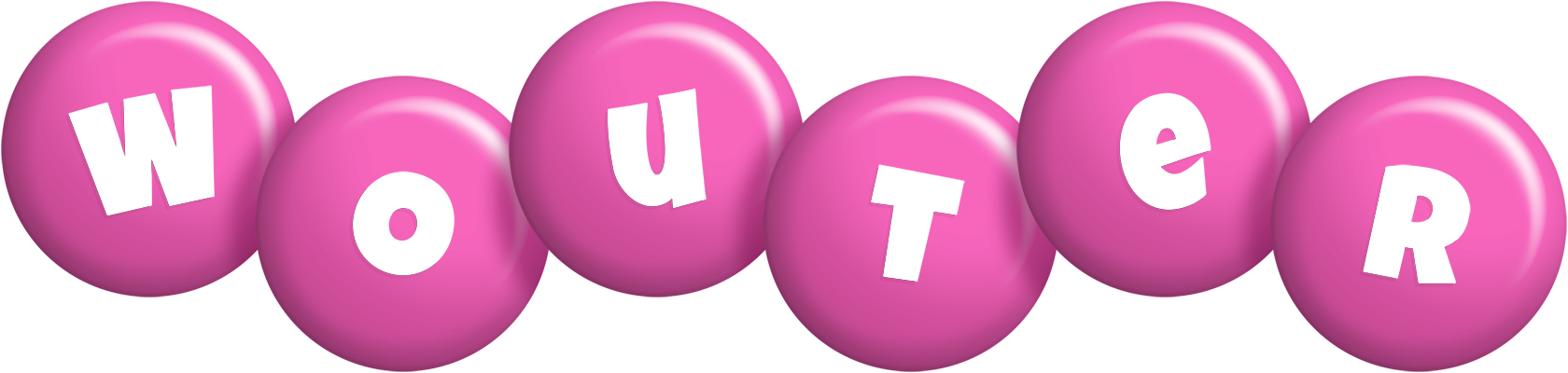 Wouter candy-pink logo