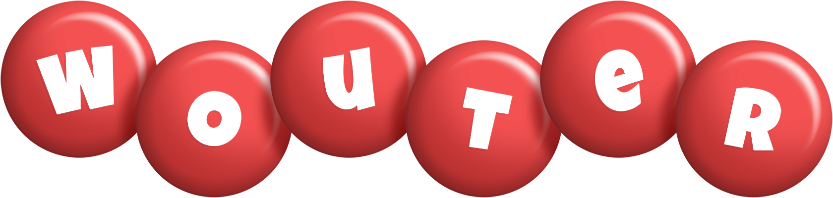 Wouter candy-red logo