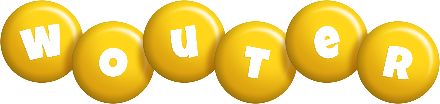 Wouter candy-yellow logo