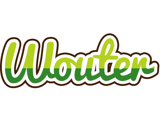 Wouter golfing logo