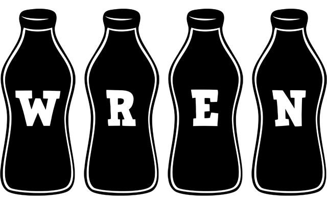 Wren bottle logo