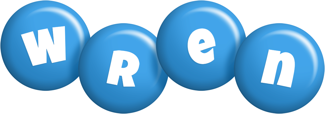 Wren candy-blue logo