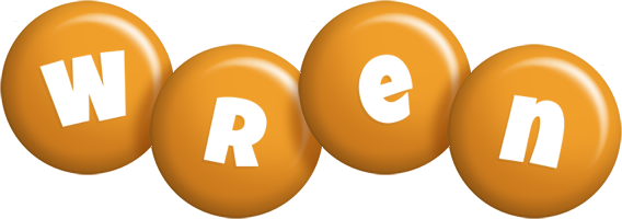 Wren candy-orange logo