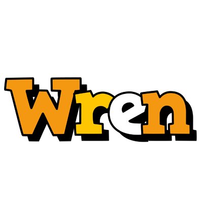 Wren cartoon logo