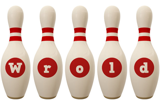 Wrold bowling-pin logo