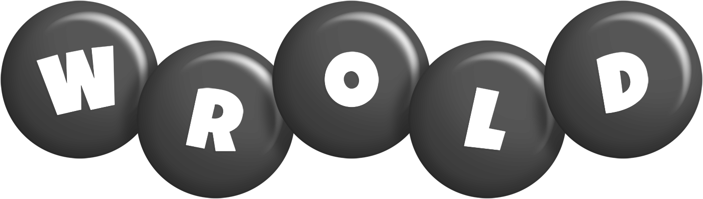 Wrold candy-black logo