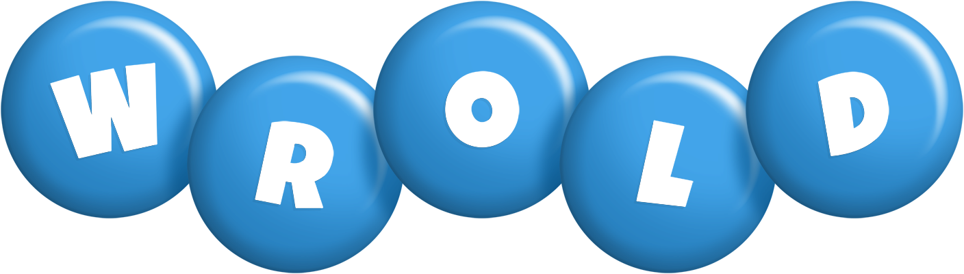 Wrold candy-blue logo