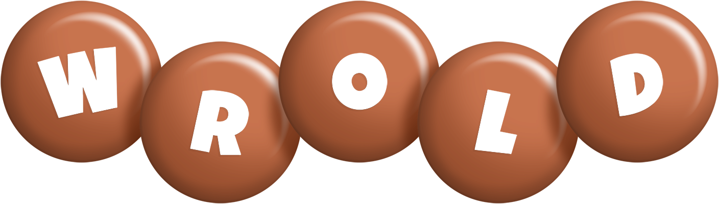 Wrold candy-brown logo