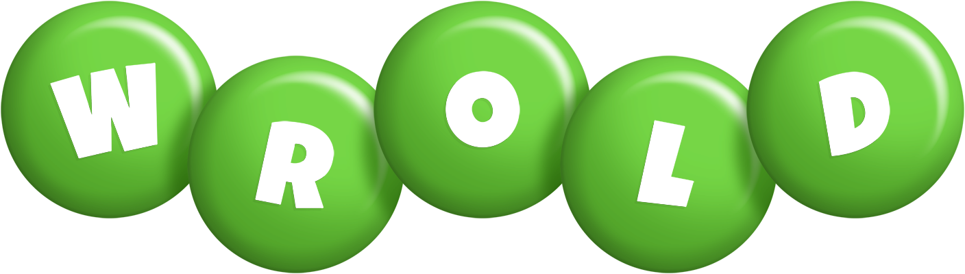 Wrold candy-green logo