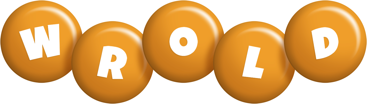 Wrold candy-orange logo