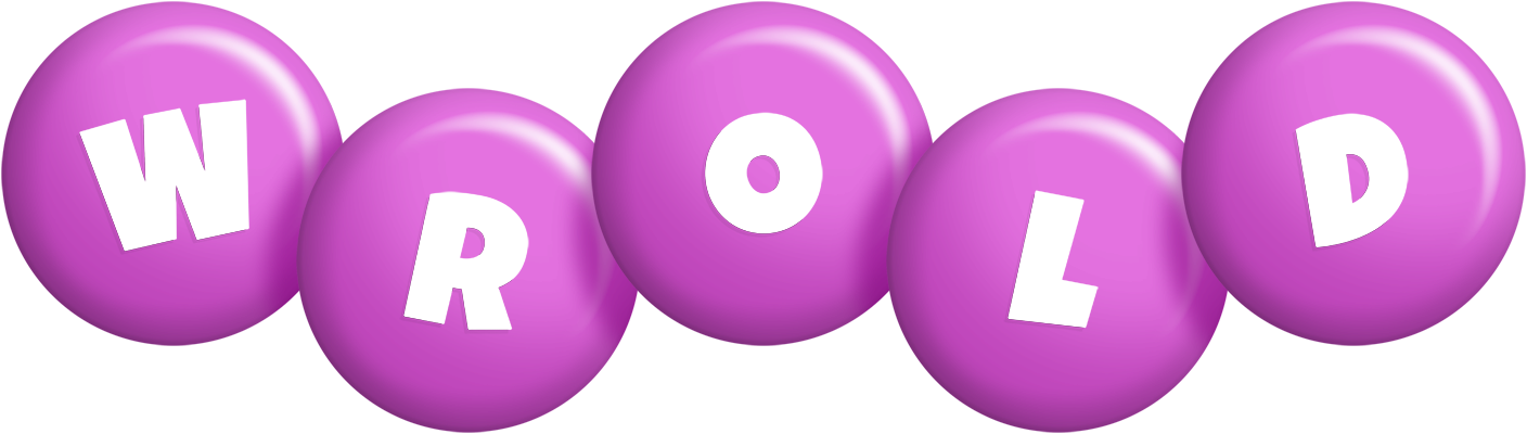 Wrold candy-purple logo