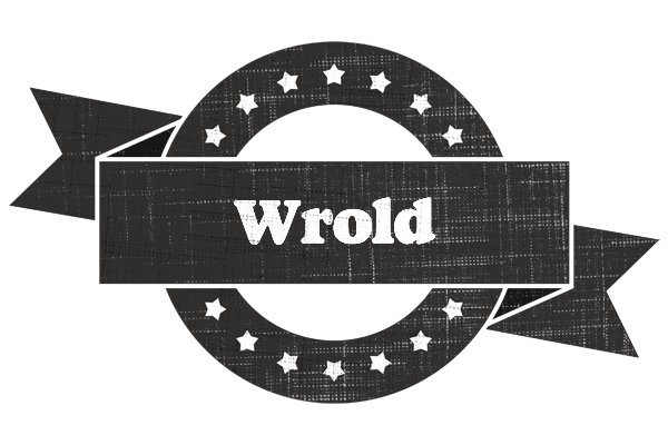 Wrold grunge logo