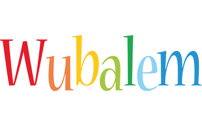 Wubalem birthday logo