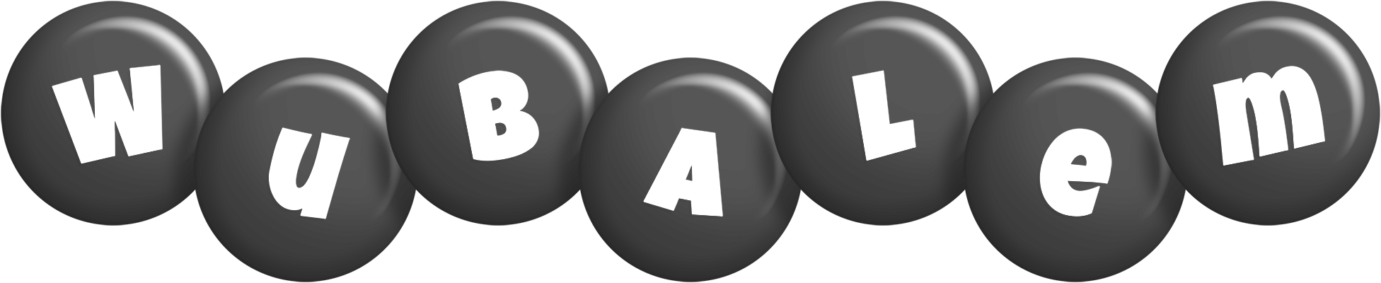 Wubalem candy-black logo