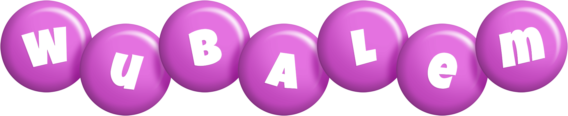 Wubalem candy-purple logo